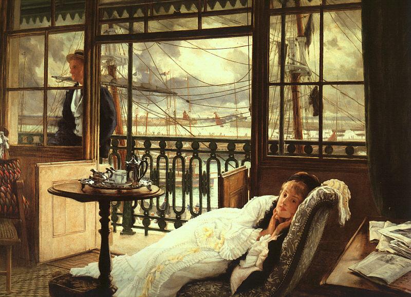 James Tissot A Passing Storm China oil painting art